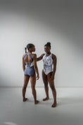 Carica l'immagine nel visualizzatore della galleria, Two people wearing the Coco leotard standing up