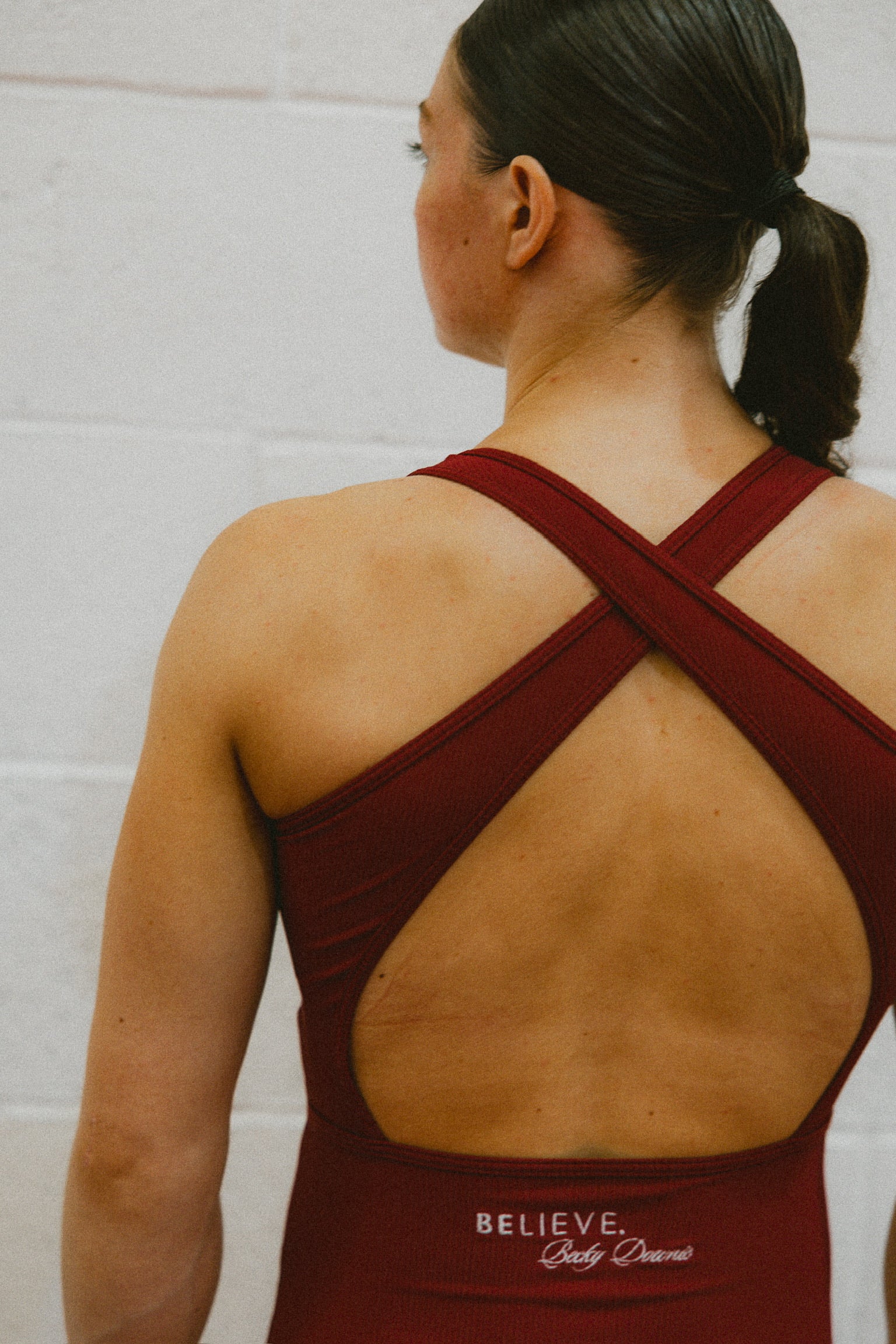 The Core Tank - Burgundy Ribbed