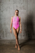 Load image into Gallery viewer, Alice. A pink Gymnastics Leotard by Believe Athletic.
