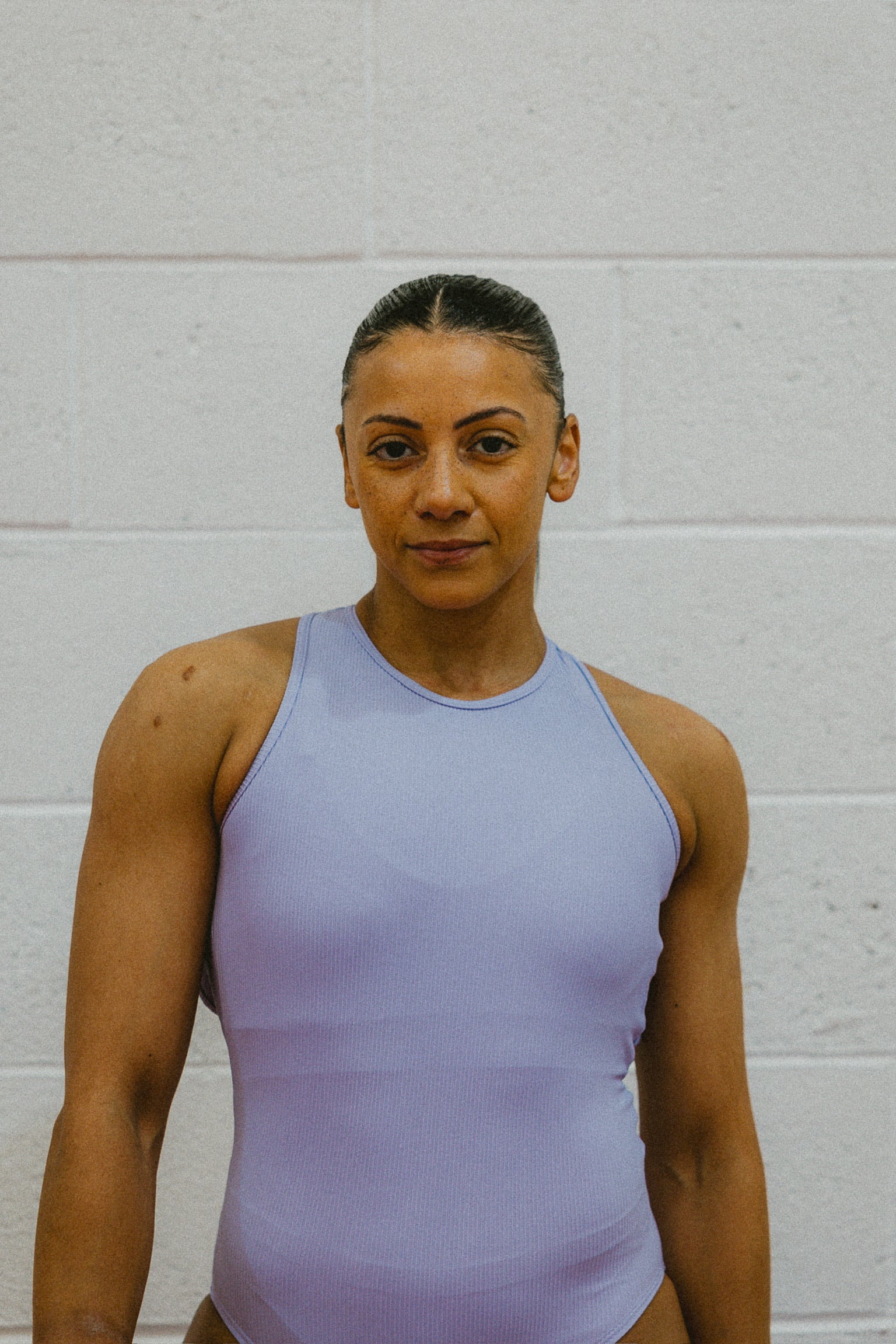 The Core Tank - Lilac Ribbed