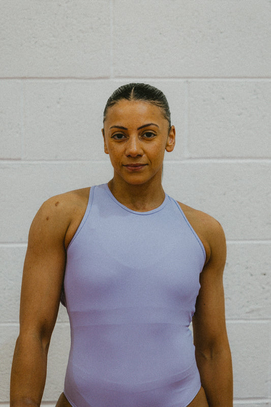 The Core Tank - Lilac Ribbed
