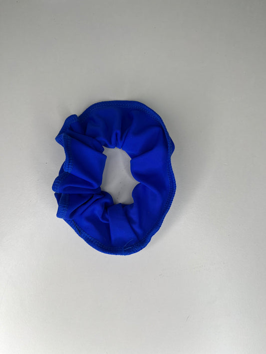 Royal blue scrunchie