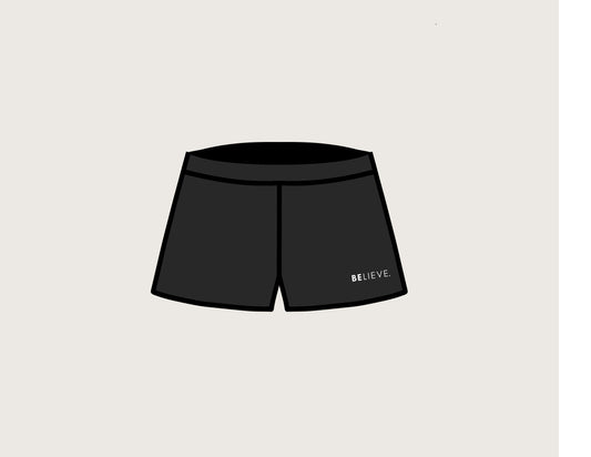 Black Lycra shorts