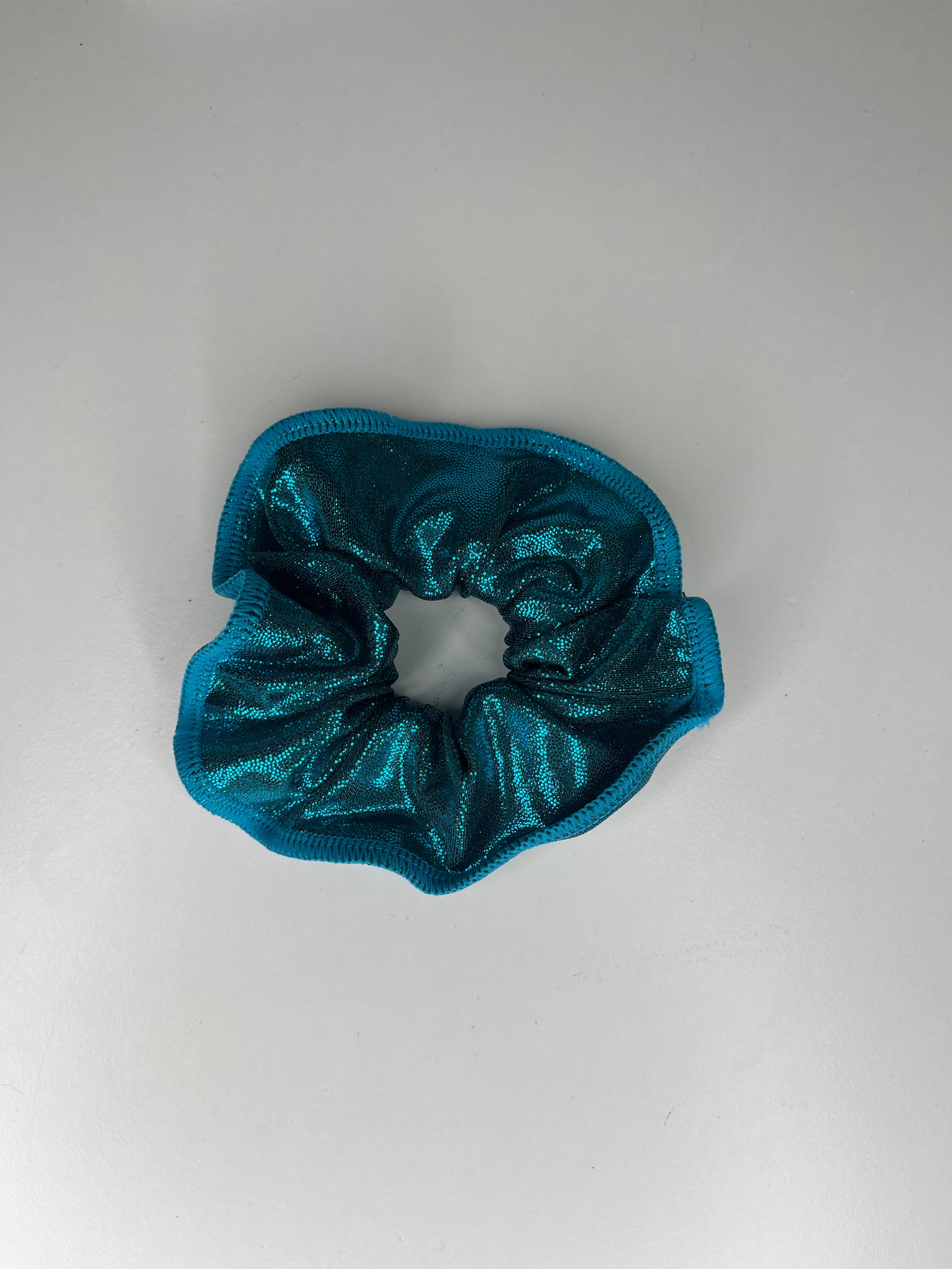 Mystique teal scrunchie
