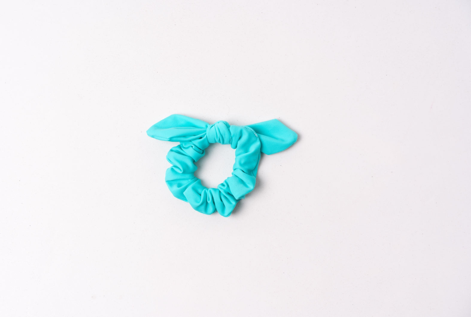 Mint scrunchie bow