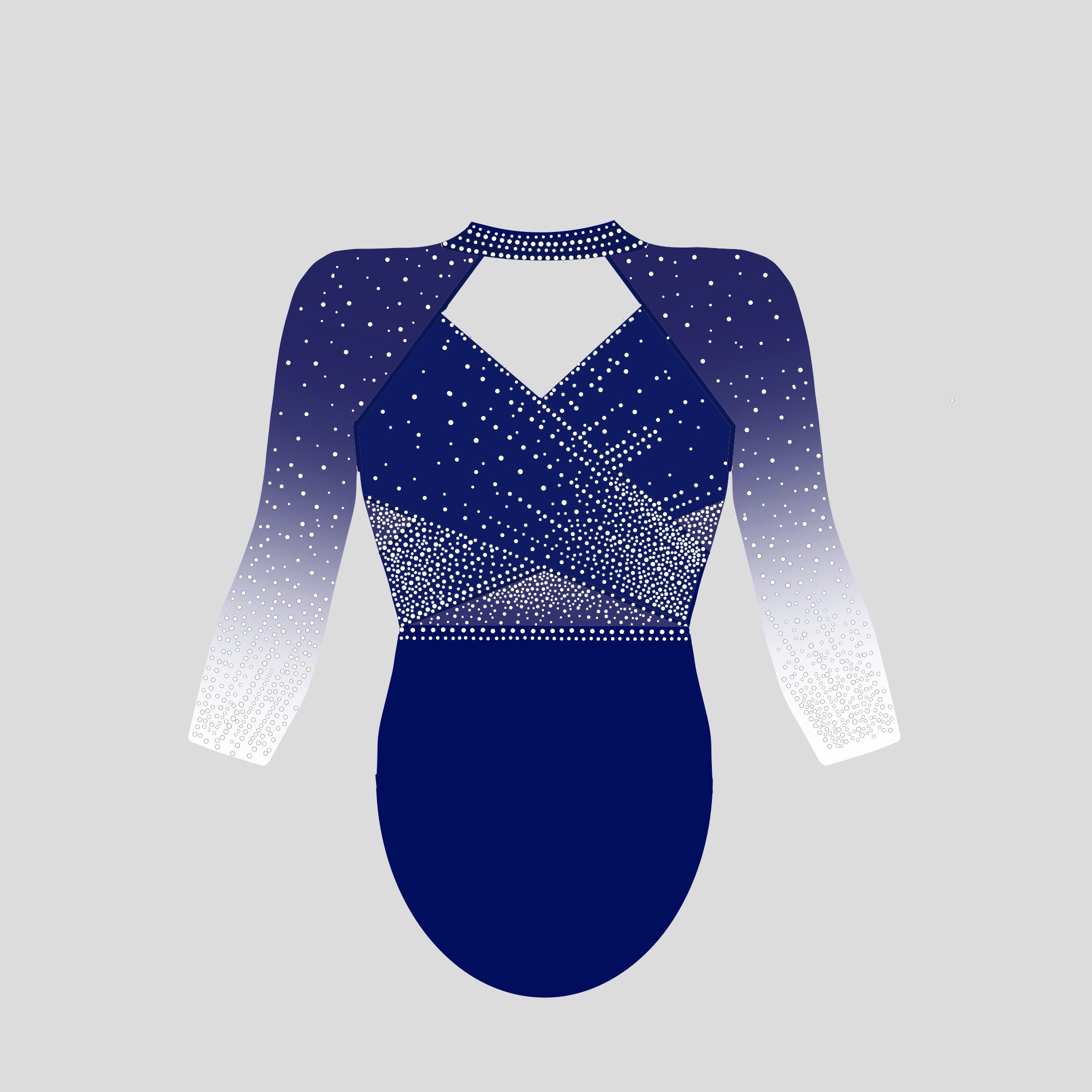 The Back of the Huntingdon Competition Leotard