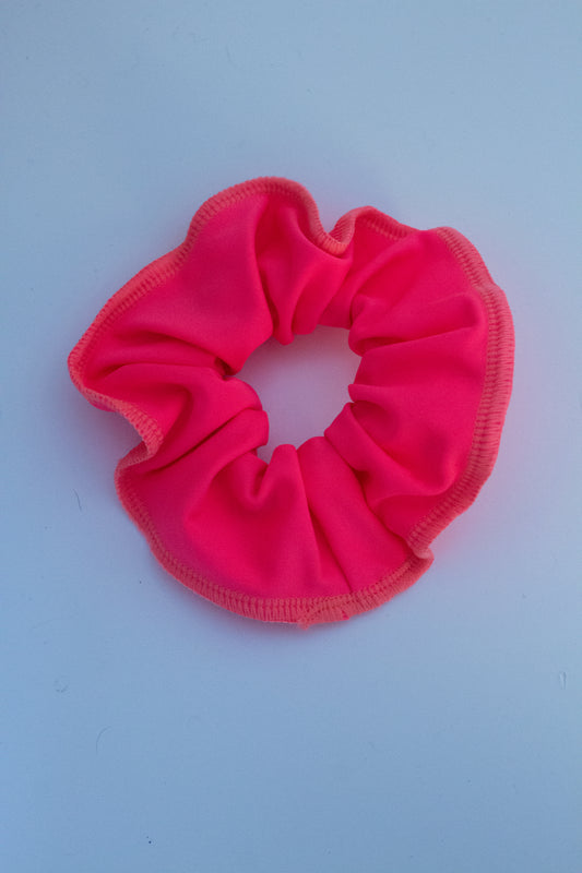 Coral scrunchie