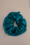 Load image into Gallery viewer, Teal scrunchie
