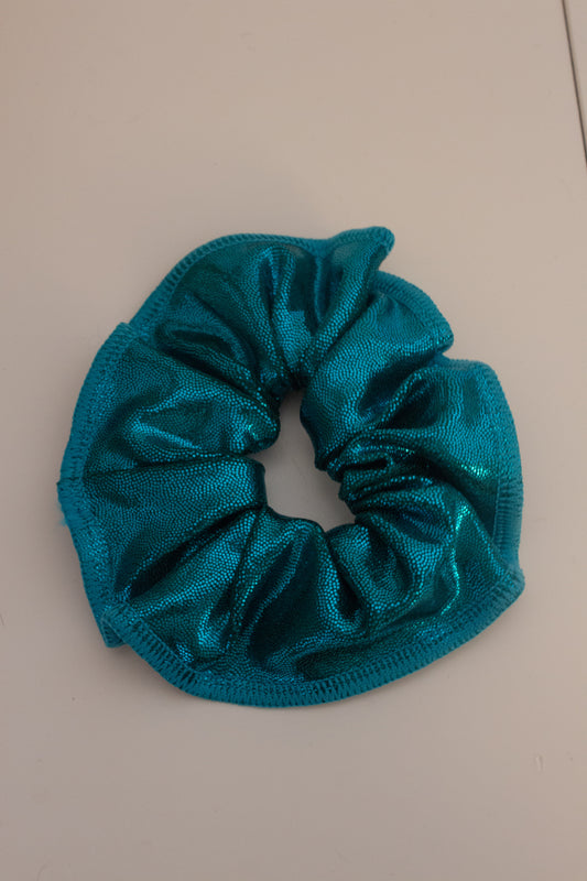 Teal scrunchie