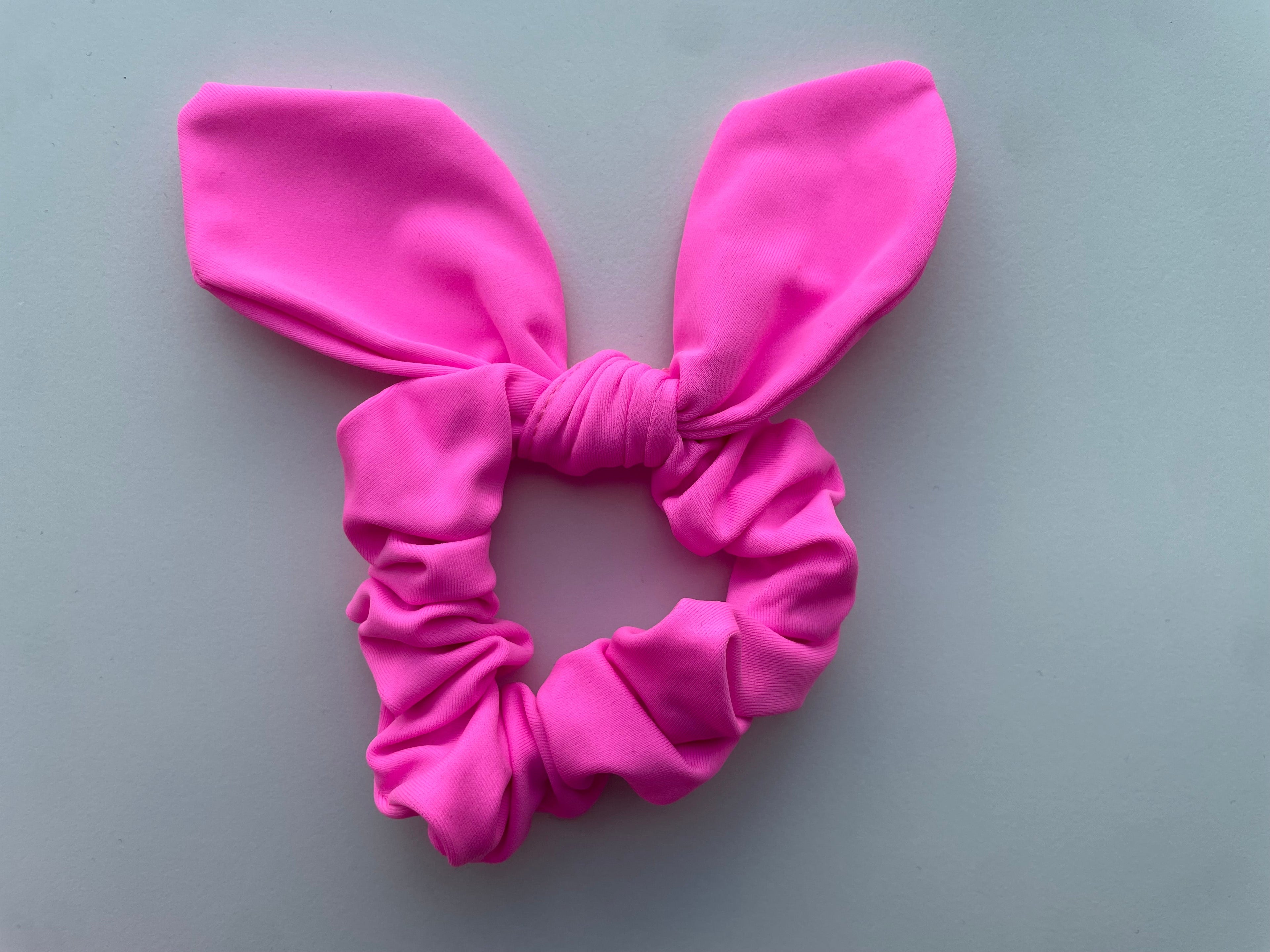 Hot Pink Scrunchie Bow